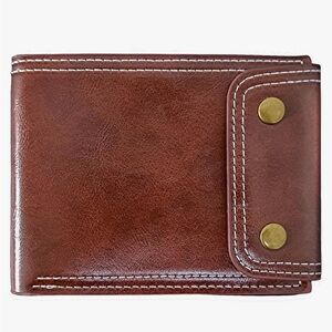 Men’s Snap Slim Bifold ID Window Wallet